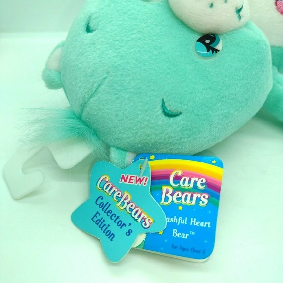 8" NWT Bashful Heart Care Bear Collector's Edition Series 3 Rainbow 2005 - Picture 3 of 7